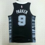 NBA 9 Parker 2022-23 noir Statement Edition Maillot